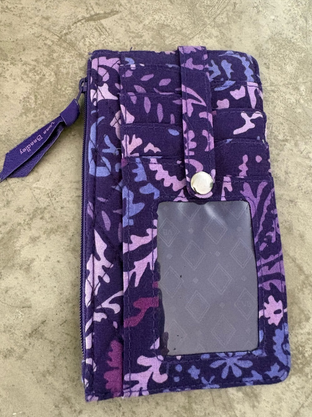 Vera Bradley Ultimate Card Case wallet.